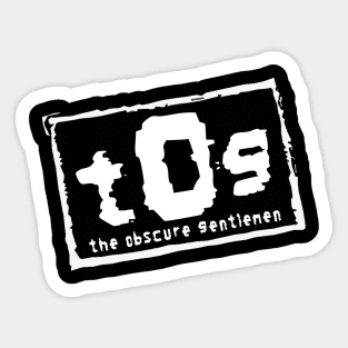 The Obscure Gentlemen NWO shirt Sticker